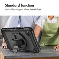 Accezz Rugged Back Cover with shoulder strap Samsung Galaxy Tab A11 Plus - Black