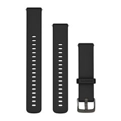 Garmin Siliconen bandje  - Garmin 20 mm aansluiting - Black / Slate