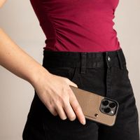 Selencia Riva Backcover met Pashouder Samsung Galaxy S26 Plus - Mocha Brown