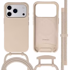 imoshion Color Backcover met afneembaar koord met MagSafe Apple iPhone 17 Pro Max - Nude