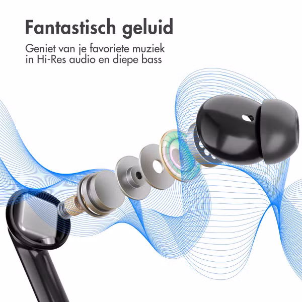 imoshion Aura Pro Draadloze In-ear Oordopjes - Active Noise Cancelling (ANC) - Zwart
