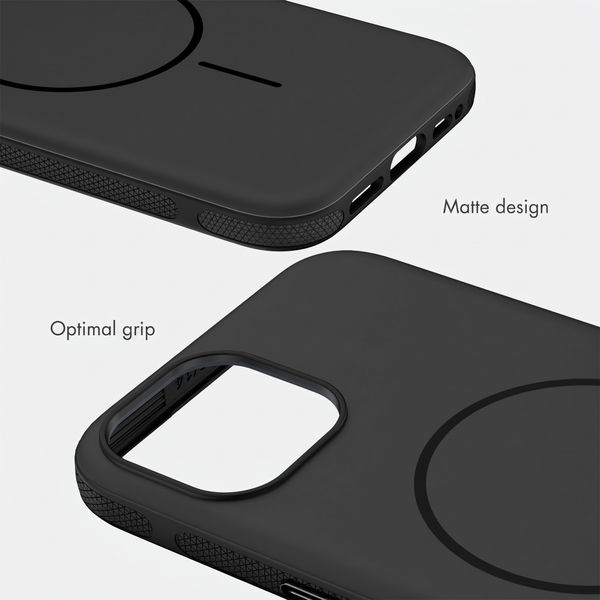 imoshion Colour Case with Thin MagSafe Ring Apple iPhone 14 / 13 - Black