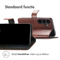 imoshion Luxe Bookcase Samsung Galaxy S26 FE - Donkerbruin
