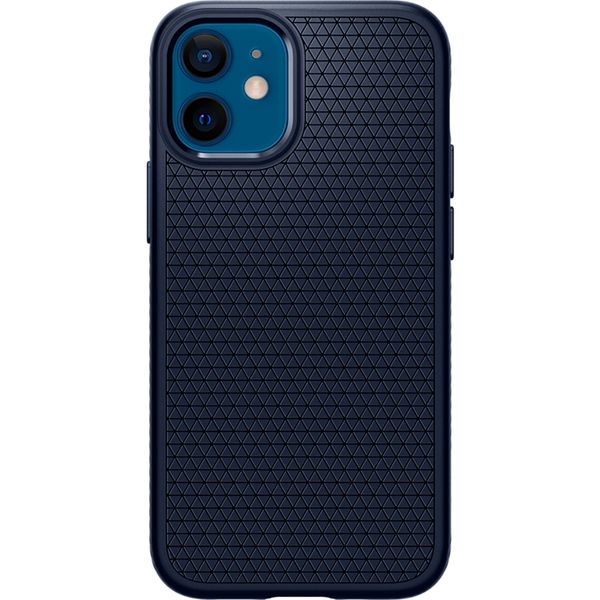 Spigen Liquid Air Backcover iPhone 12 Mini - Donkerblauw