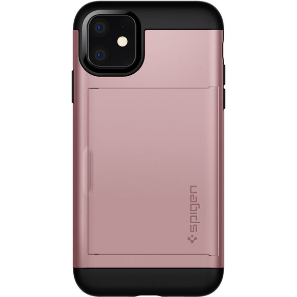 Spigen Slim Armor CS Backcover iPhone 11 - Rosé Goud