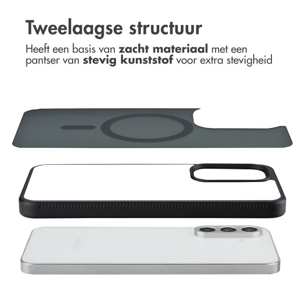 Accezz Rugged Frosted MagSafe Backcover Samsung Galaxy A36 / A56 - Zwart