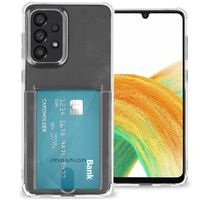 imoshion Softcase Backcover met pashouder Samsung Galaxy A33 - Transparant