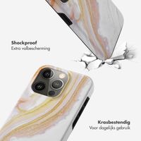 Selencia Vivid Tough Backcover iPhone 15 Pro - Chic Marble Gold