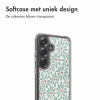imoshion Design hoesje Samsung Galaxy S25 - Bloom Love Sage Green