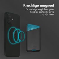 Accezz Leren Kaarthouder - Geschikt voor MagSafe en Qi2 - Onyx Black