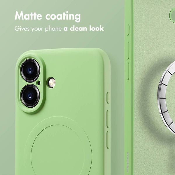 imoshion Colour Back Cover with MagSafe Apple iPhone 16 - Green