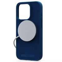 Njorð Collections Suède Comfort+ Case MagSafe iPhone 15 Pro - Blue