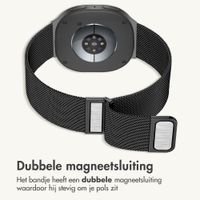 imoshion Milanees magnetisch bandje Samsung Galaxy Watch 9 (40/44mm) / Watch 8 (40/44mm) / Classic (46mm) - Zwart