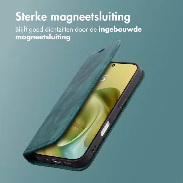 imoshion Slim Bookcase Motorola Moto G86 - Groen