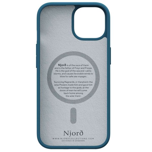 Njorð Collections Fabric MagSafe Case iPhone 15 - Deep Sea