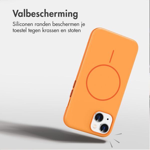 imoshion Color Backcover met Thin MagSafe Ring Apple iPhone 14 / 13 - Oranje