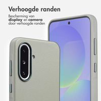 Accezz MagSafe Leather Backcover Samsung Galaxy A36 / A56 - Light Grey