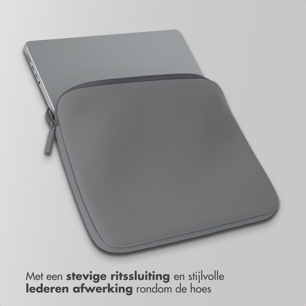 Accezz Laptop hoes 13-14 inch - Laptopsleeve - Slate Gray