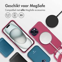 imoshion Color Backcover met afneembaar koord MagSafe iPhone 15 - Raspberry