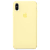 Apple Silicone Backcover Apple iPhone Xs Max - Mellow Yellow