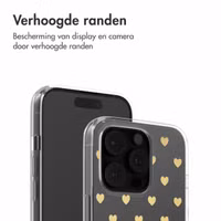 imoshion Design hoesje Apple iPhone 16 Pro - Golden Hearts