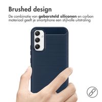 imoshion Brushed Backcover Samsung Galaxy A34 (5G) - Donkerblauw