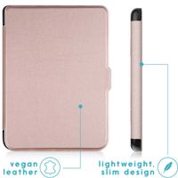 imoshion Slim Hard Case Bookcase Kobo Clara 2E / Tolino Shine 4 - Rosé Goud