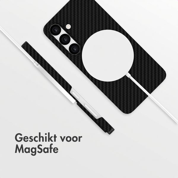 Accezz MagSafe Kevlar® Backcover Samsung Galaxy S24 - Zwart