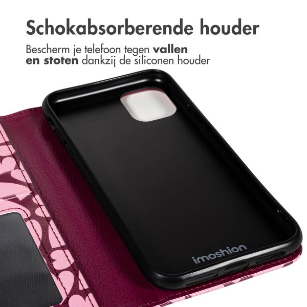 imoshion Design Bookcase Apple iPhone 12 (Pro) - Hearty Blush