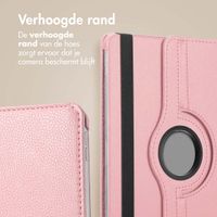 imoshion 360° draaibare Bookcase Samsung Galaxy Tab S10 Lite / S9 11.0 inch / Tab S10 FE / S9 FE 10.9 inch - Roze