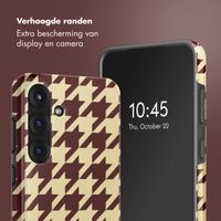 Selencia Vivid Backcover met MagSafe Samsung Galaxy S25 - Pied-de-Poule