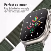 imoshion Nylon Alpine bandje Apple Watch Series 1 t/m 11 / SE / Ultra (44/45/46/49 mm) - Groen