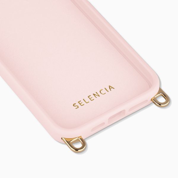 Selencia Rivièra MagSafe Backcover met afneembare haakjes Apple iPhone 13 Pro - Sorbet Pink