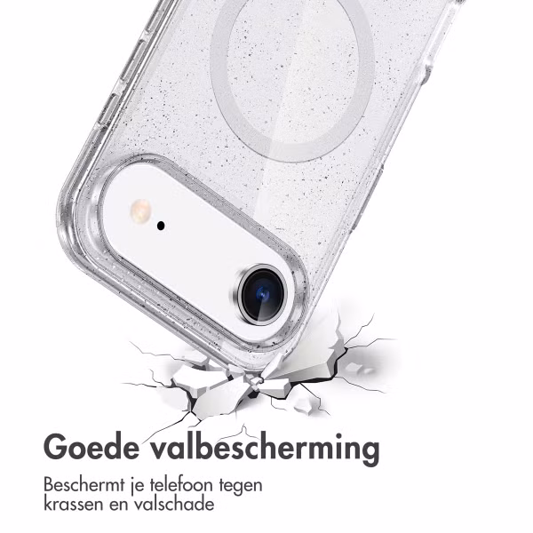 imoshion Sparkle Backcover met MagSafe Apple iPhone Air - Transparant