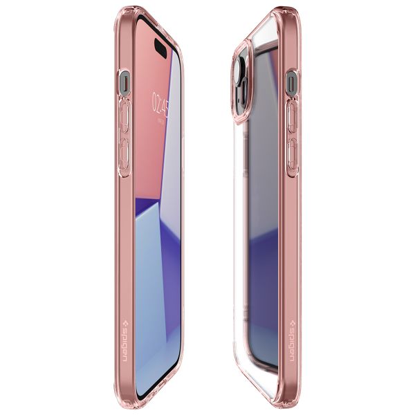 Spigen Ultra Hybrid Backcover Apple iPhone 15 - Rose Crystal