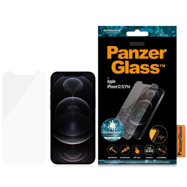 PanzerGlass Anti-Bacterial Screenprotector iPhone 12 (Pro)