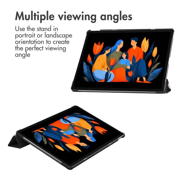 imoshion Design Trifold Bookcase Lenovo Idea Tab Plus - Leopard