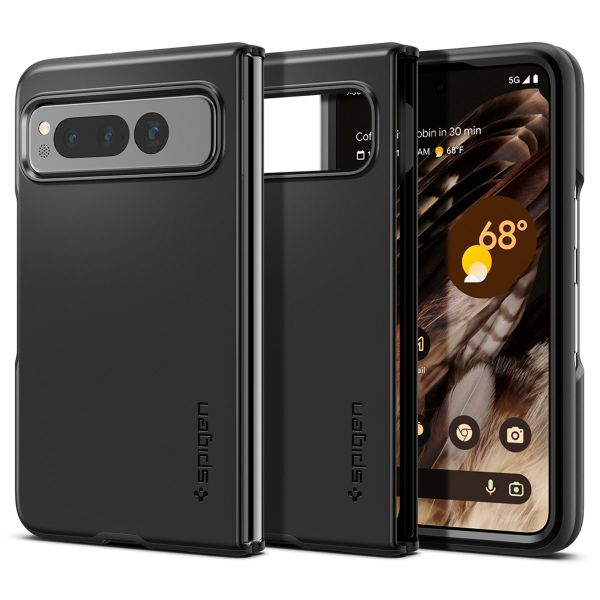 Spigen Thin Fit Pro Backcover Google Pixel Fold - Zwart