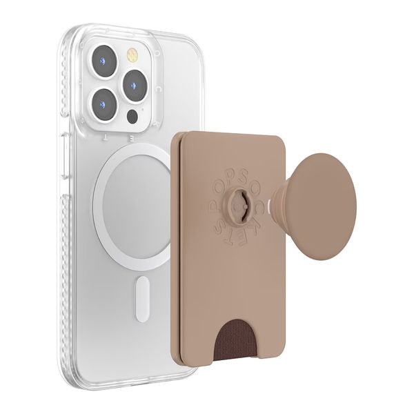 PopSockets PopWallet MagSafe - Latte