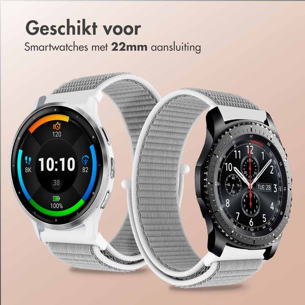 imoshion Nylon bandje  - Universeel 22 mm aansluiting - Grijs