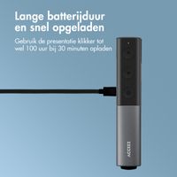 Accezz Presentatie Klikker - Presenter met Laserpointer - Zwart