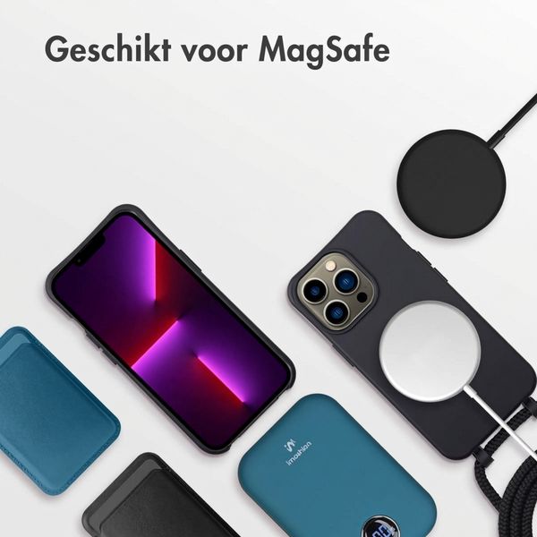 imoshion Color Backcover met afneembaar koord met MagSafe Apple iPhone 13 Pro - Zwart