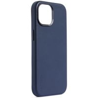 Decoded Leather Backcover MagSafe iPhone 15 - Navy