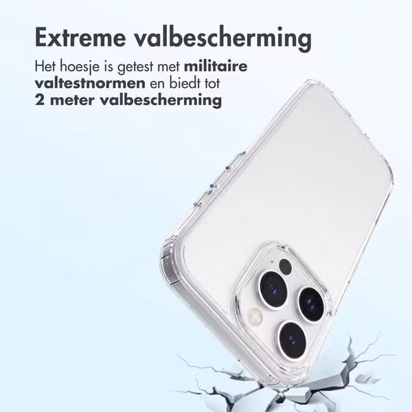 Accezz Xtreme Impact Backcover met MagSafe Apple iPhone 17 Pro - Transparant