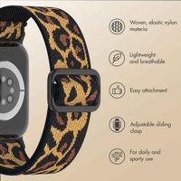imoshion Elastic Nylon Band Apple Watch | 44/45/46/49 mm - Leopard