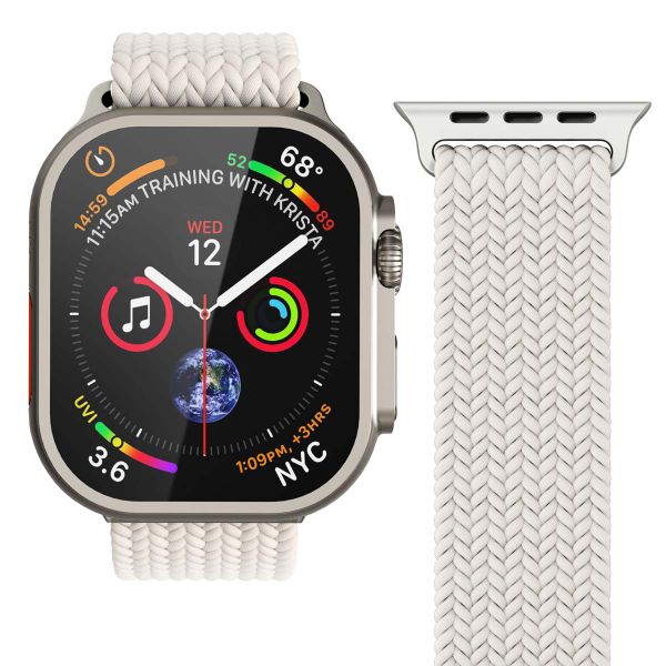 Vonmählen Woven Loop bandje Apple Watch | 44/45/46/49 mm - Cream