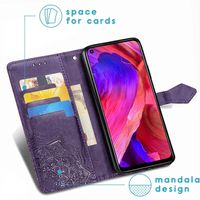 imoshion Mandala Bookcase Oppo A74 (5G) / A54 (5G) - Paars