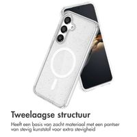 imoshion Sparkle Backcover met MagSafe Samsung Galaxy S25 - Glitter Transparant