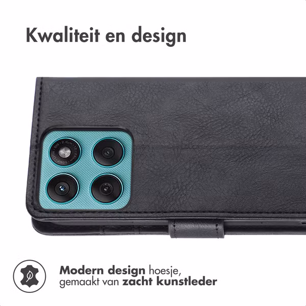 imoshion Luxe Bookcase Motorola Moto G57 Power - Zwart