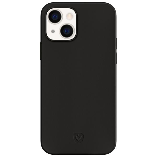 Valenta Luxe Leather Backcover iPhone 13 - Zwart